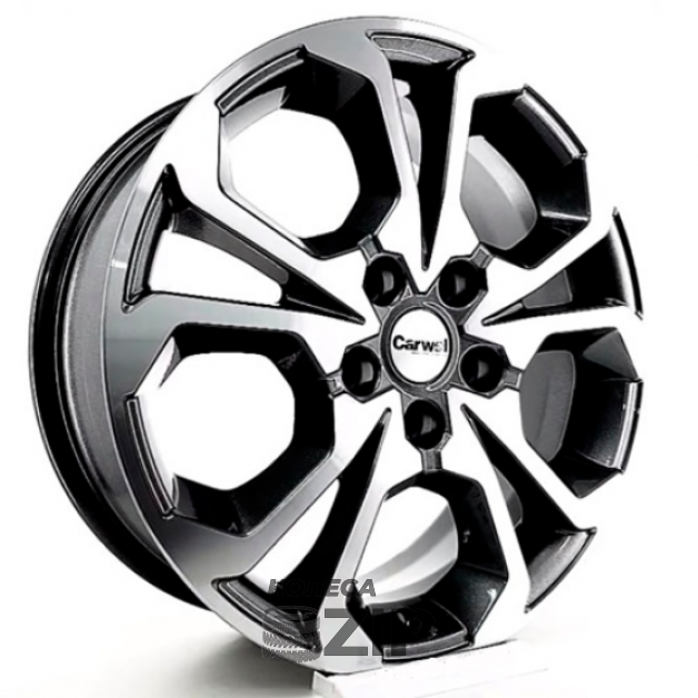 колесные диски Carwel Шира 6.5x17 5*114.3 ET37 DIA66.6 AGR Литой