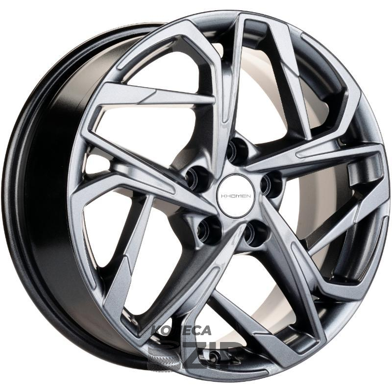 колесные диски Khomen KHW 1716 7x17 5*114.3 ET48 DIA56.1 Gray Литой