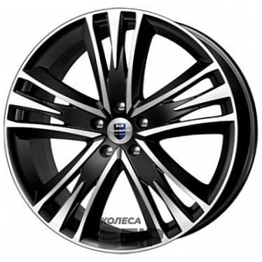 колесные диски K&K Атлас 8.5x20 5*114.3 ET45 DIA64.1 Алмаз черный Литой