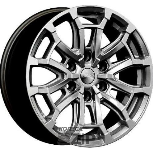 колесные диски Скад Авилис 8x18 6*139.7 ET38 DIA67.1 Графит Литой