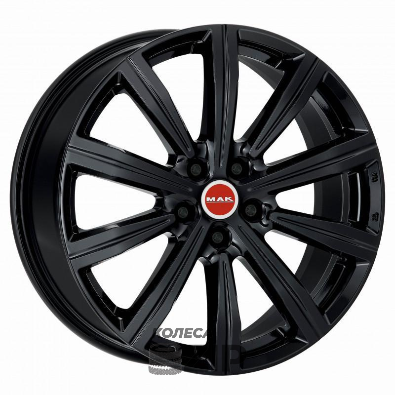 колесные диски MAK Birmingham 9.5x22 5*120 ET43 DIA72.6 Gloss Black Литой