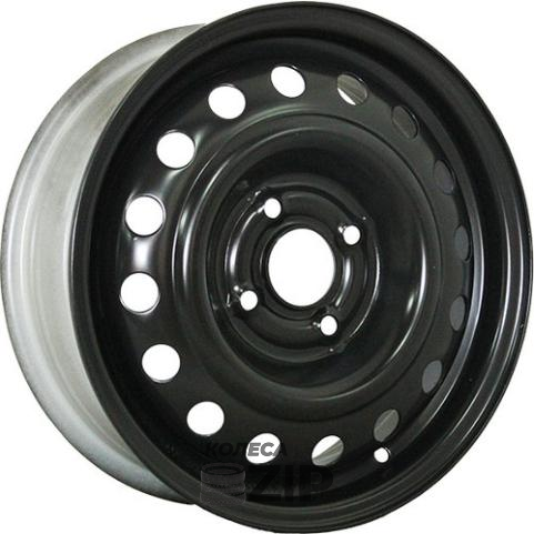 колесные диски Trebl X40039 5.5x15 4*100 ET45 DIA54.1 Black Штампованный