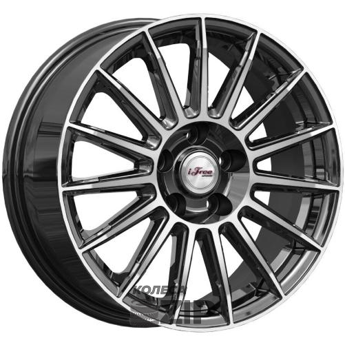 колесные диски iFree Азур 6.5x16 5*114.3 ET45 DIA67.1 Блэк Джек Литой
