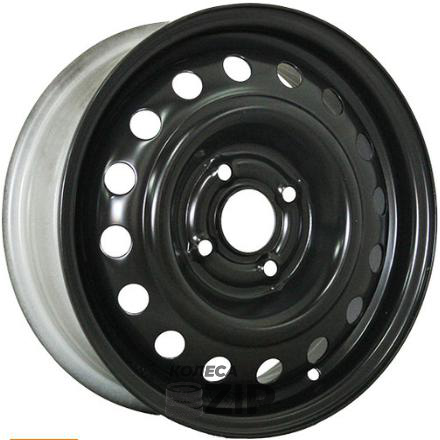 колесные диски Trebl 53A49A P 5.5x14 4*100 ET49 DIA56.6 Black Штампованный
