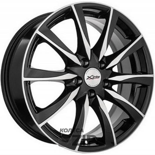 колесные диски X'trike X-120 7x17 5*114.3 ET37 DIA66.6 BKFP Литой
