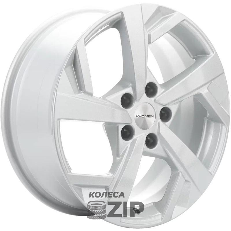 колесные диски Khomen KHW 1712 7x17 5*114.3 ET39 DIA60.1 F-Silver Литой