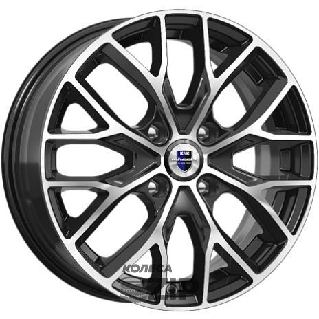 колесные диски K&K Лилиом 6x16 4*98 ET35 DIA58.6 Алмаз черный Литой