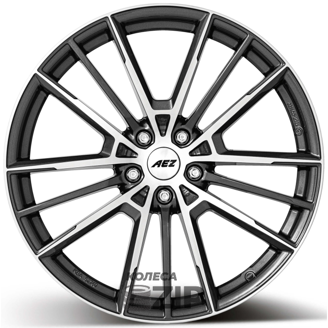 колесные диски AEZ Kaiman dark 8x18 5*112 ET30 DIA66.6 HBFP Литой