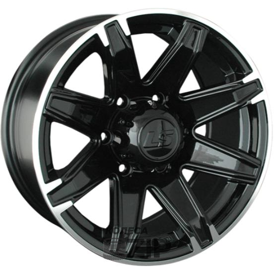 колесные диски LS 763 8x16 6*139.7 ET10 DIA110.5 BKL Литой