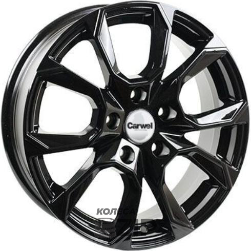колесные диски Carwel Нива 6.5x16 5*114.3 ET46 DIA67.1 BL Литой
