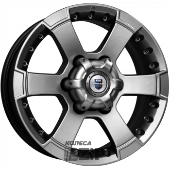 колесные диски K&K М56 7x16 6*139.7 ET20 DIA110.1 Дарк платинум Литой