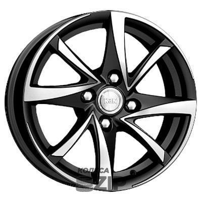 колесные диски K&K Игуана 6.5x16 5*105 ET39 DIA56.6 Алмаз черный Литой