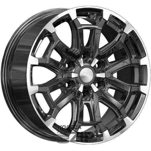 колесные диски Скад Авилис 8x18 6*139.7 ET42 DIA75.1 Алмаз Литой