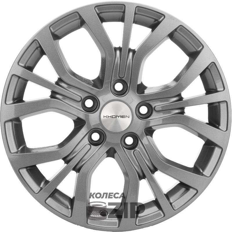 колесные диски Khomen KHW 1608 6.5x16 5*110 ET43 DIA65.1 Gray Литой