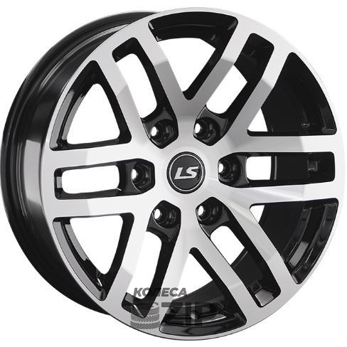 колесные диски LS 1279 9x20 6*139.7 ET25 DIA106.1 BKF Литой