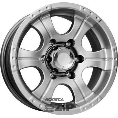 колесные диски K&K Байконур 7x15 5*139.7 ET-5 DIA108.6 Блэк платинум Литой