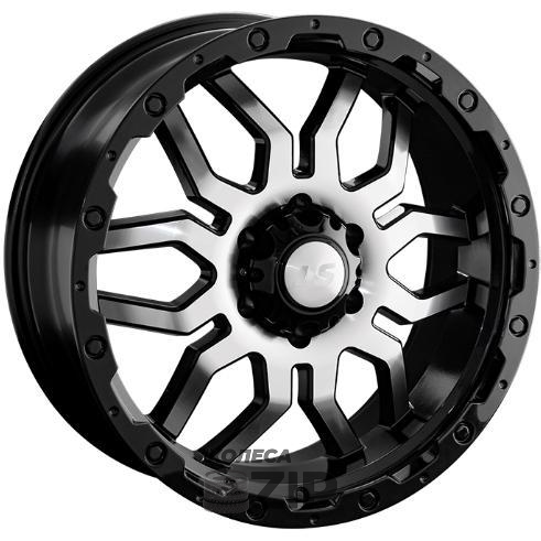 колесные диски LS 1285 9x20 6*139.7 ET20 DIA100.1 BKF Литой