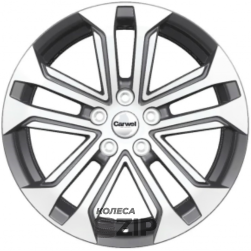 колесные диски Carwel Куж 7x18 5*108 ET36 DIA65.1 SLT Литой