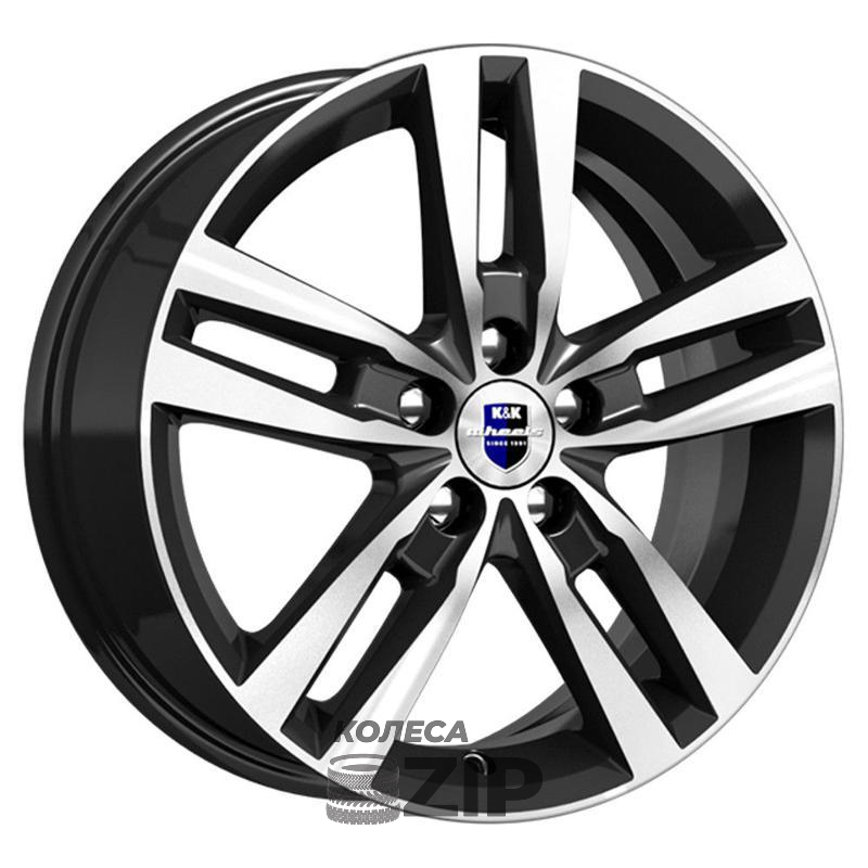 колесные диски K&K Rassvet 6.5x16 5*112 ET50 DIA57.1 Алмаз черный SK Литой