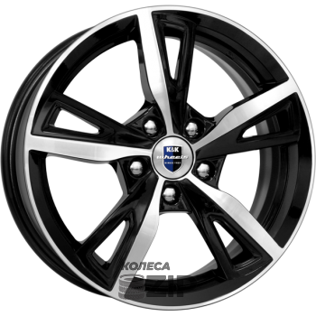 колесные диски K&K Фишт 6.5x16 5*100 ET48 DIA56.1 Алмаз черный Литой