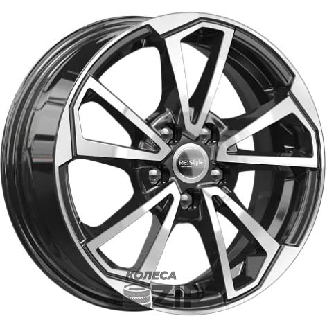 колесные диски K&K КС1005 6x15 5*114.3 ET46 DIA67.1 Алмаз черный Литой