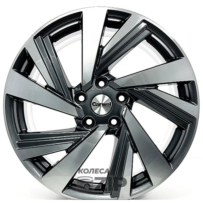 колесные диски Carwel Тишь 7.5x18 5*114.3 ET45 DIA67.1 AGR Литой
