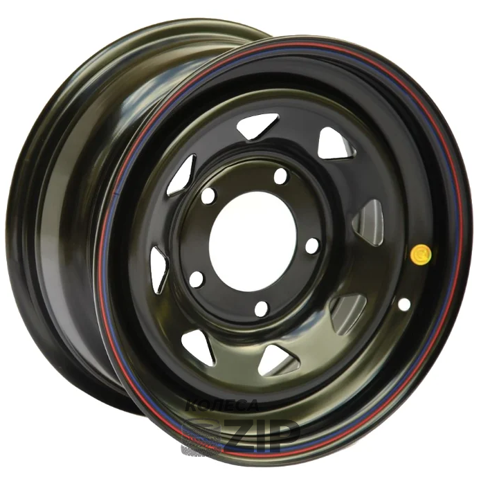 колесные диски Off Road Wheels УАЗ 8x16 5*139.7 ET0 DIA110.1 Matt black Штампованный