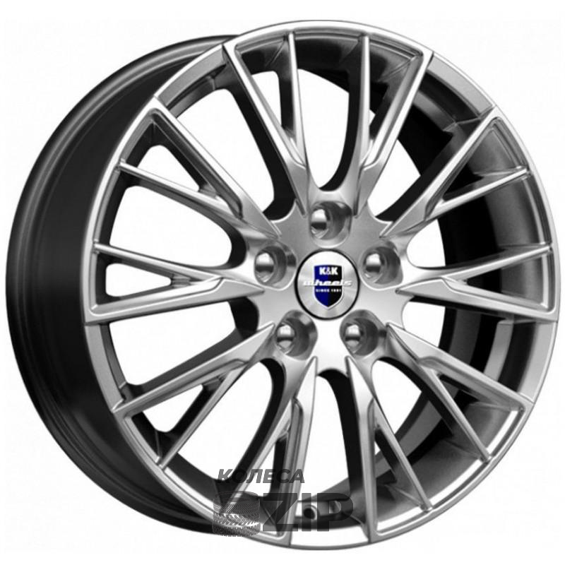 колесные диски K&K Солт 6.5x17 5*108 ET50 DIA63.3 Блэк платинум Литой