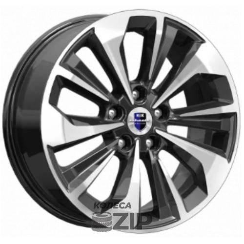 колесные диски K&K Авиор 7x17 5*110 ET35 DIA67.1 Алмаз черный Литой