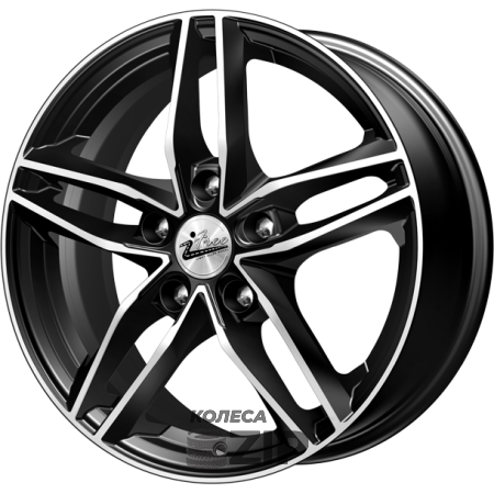 колесные диски iFree Moskva 6.5x16 5*112 ET45 DIA66.6 Блэк Джек Литой