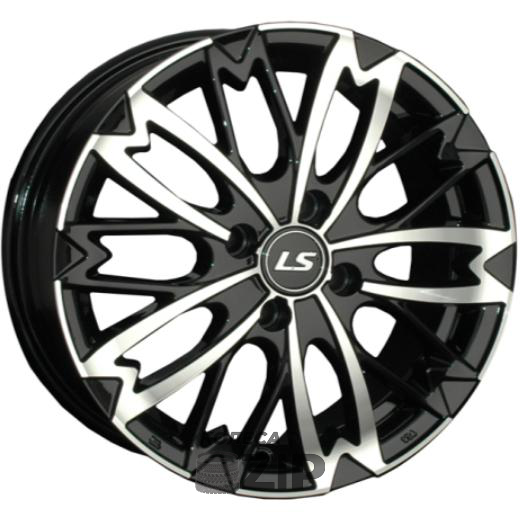 колесные диски LS 477 6x15 4*100 ET45 DIA73.1 BKF Литой