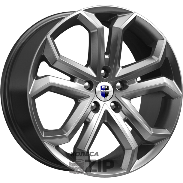 колесные диски K&K Пандора 8.5x19 5*120 ET42 DIA67.1 Дарк платинум Литой