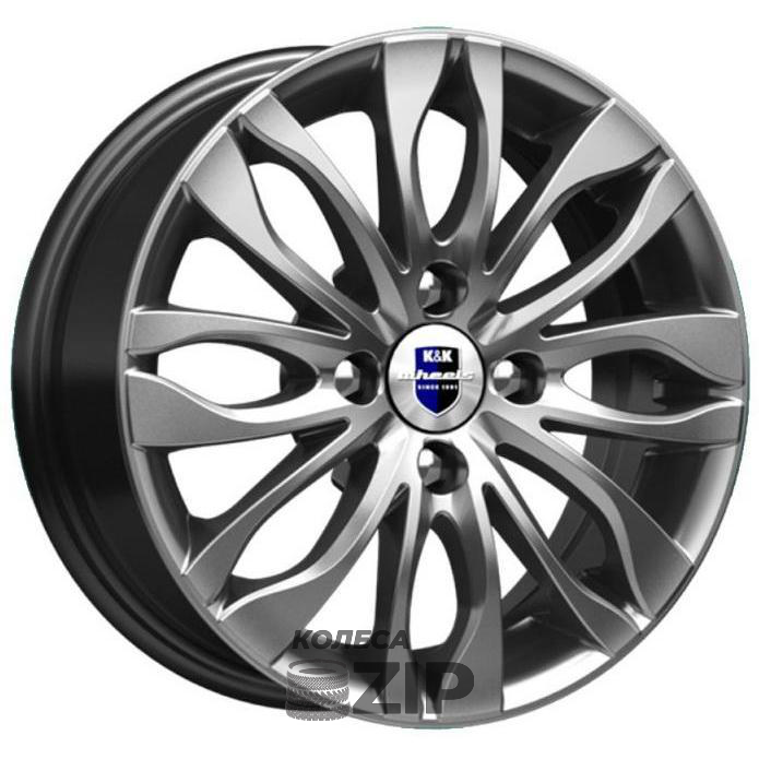 колесные диски K&K Канзаши 5.5x14 4*98 ET35 DIA58.6 Дарк платинум Литой