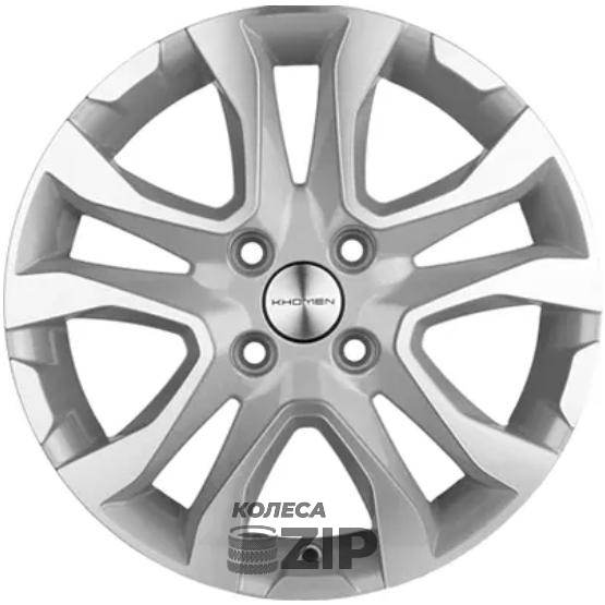 колесные диски Khomen KHW 1503 6x15 4*100 ET46 DIA54.1 F-Silver-FP Литой