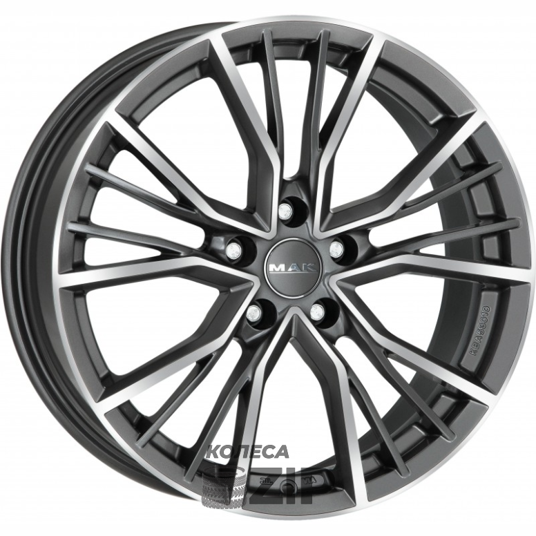 колесные диски MAK Union 9x20 5*112 ET26 DIA66.6 Gunmetal Mirror Face Литой
