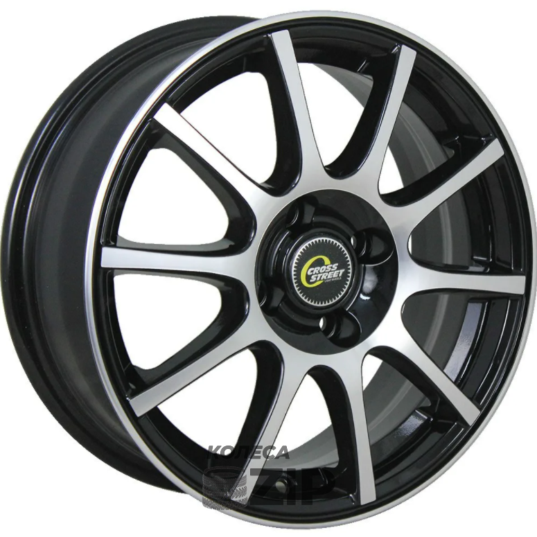 колесные диски Cross Street CR-16 6x15 4*114.3 ET40 DIA66.1 BKF Литой