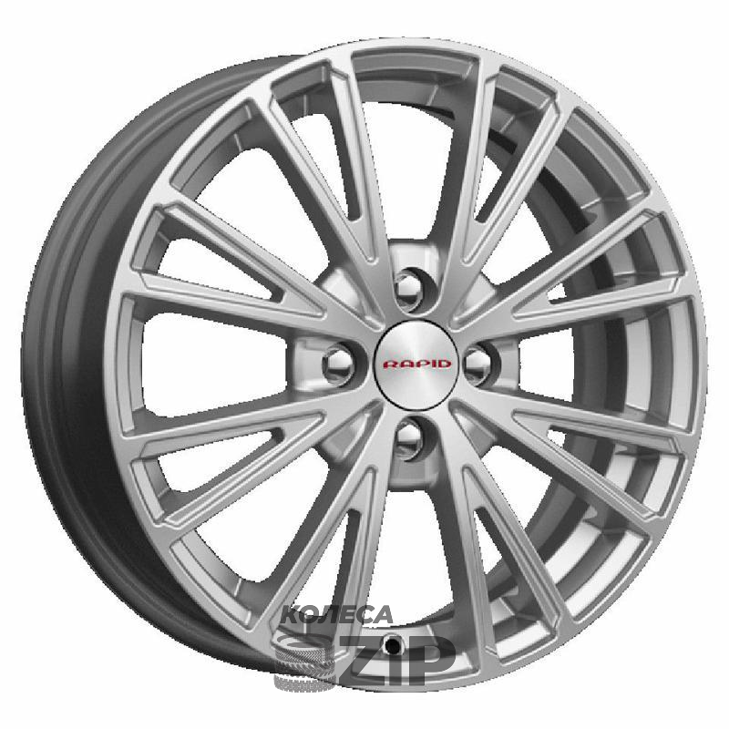 колесные диски K&K Меандр 6x15 4*100 ET46 DIA54.1 Сильвер SK Литой