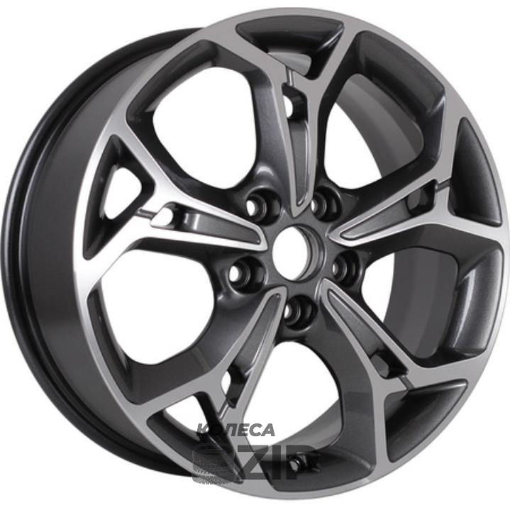 колесные диски Khomen KNW 1702 7x17 5*114.3 ET40 DIA66.1 Gray-FP Литой