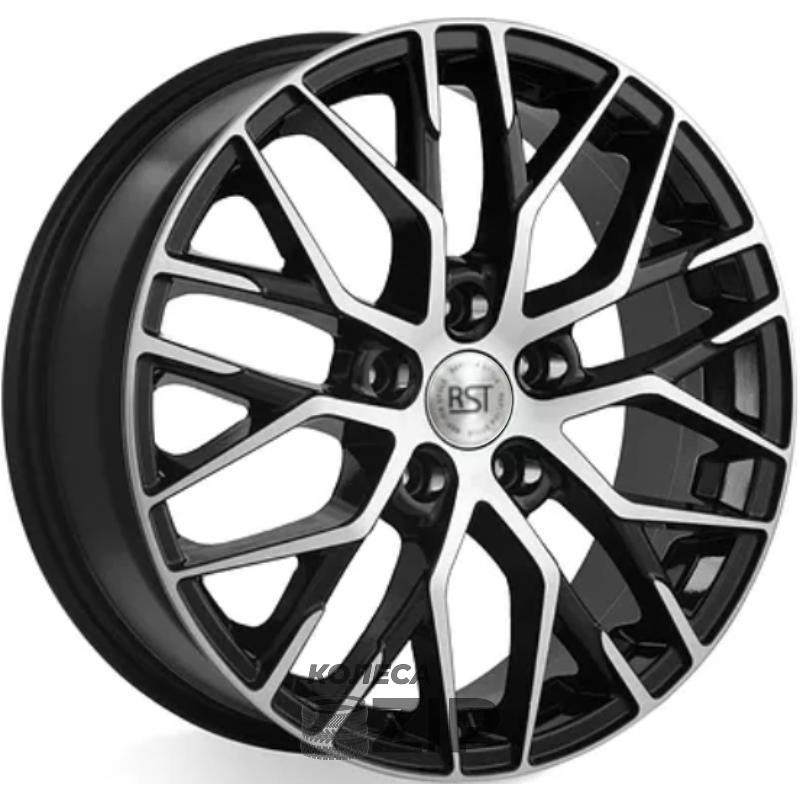 колесные диски RST R077 6.5x17 5*114.3 ET48 DIA67.1 BKFP Литой