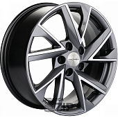 колесные диски Khomen KHW 1714 7x17 5*110 ET46 DIA63.3 Black Литой