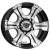 колесные диски K&K Байконур 8x16 5*139.7 ET-15 DIA110.1 Алмаз черный Литой