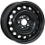 колесные диски Trebl X40054 P 6x16 5*114.3 ET43 DIA67.1 Black Штампованный