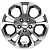 колесные диски Khomen KNW 1711 6.5x17 5*108 ET33 DIA60.1 Gray-FP Литой