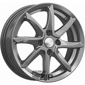 колесные диски Скад Осака 6x15 4*100 ET45 DIA67.1 Черный бархат Литой