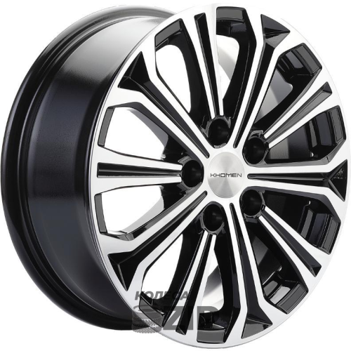 Khomen KHW 1610 6.5x16 5*108 ET45 DIA60.1 Black Литой