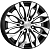 колесные диски K&K Канзаши 5.5x14 4*108 ET16 DIA65.1 Алмаз черный Литой
