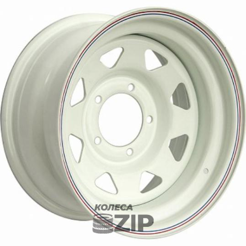 колесные диски Off Road Wheels УАЗ 7x15 5*139.7 ET25 DIA110.1 White Штампованный