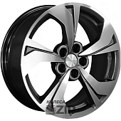 колесные диски Khomen KHW 1724 7x17 5*108 ET40 DIA54.1 Black-FP Литой