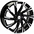 колесные диски Khomen KHW 1901 7.5x19 5*114.3 ET51 DIA67.1 Black-FP Литой