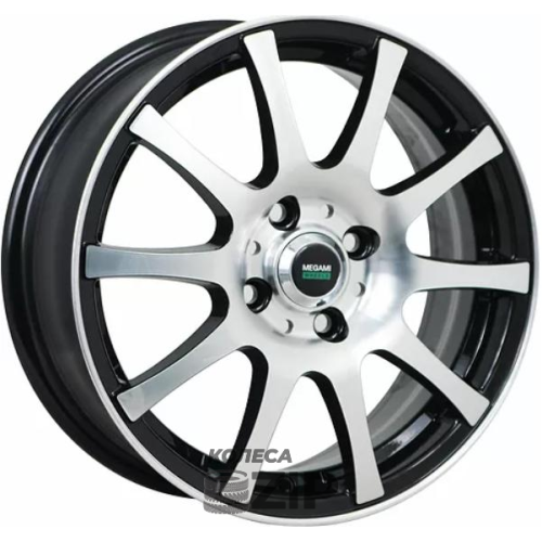 колесные диски Megami MGM-2 6x15 4*100 ET50 DIA60.1 BKF Литой